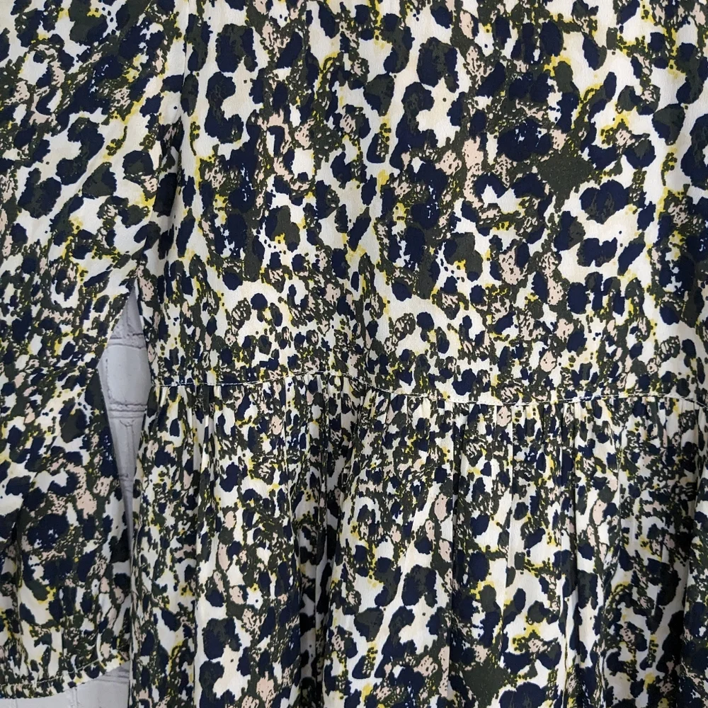 CREAMIE Gorgeous Dress! Girls' 8 Lined Animal Print Long-sleeved Party Dress - Picture 6 of 11